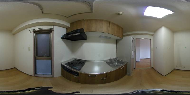 パノラマ画像キッチン