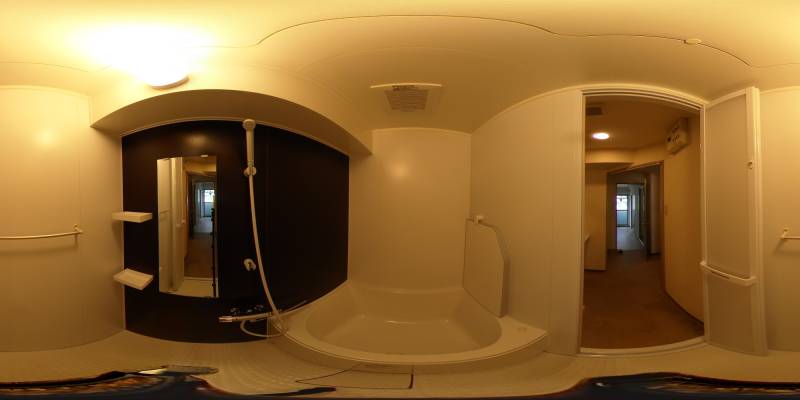 パノラマ画像バスルーム