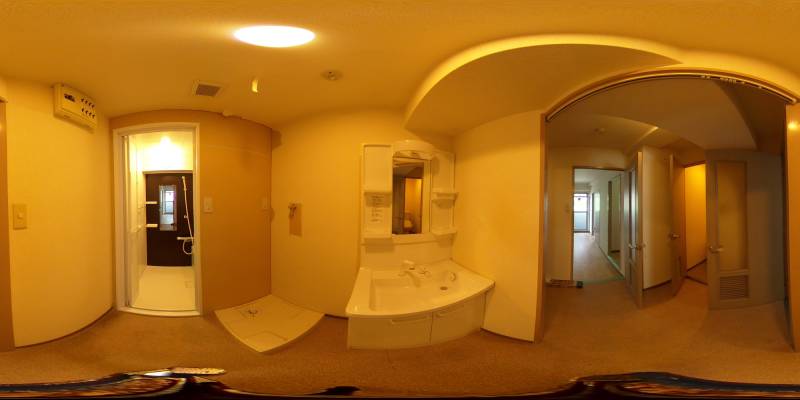 パノラマ画像洗面所