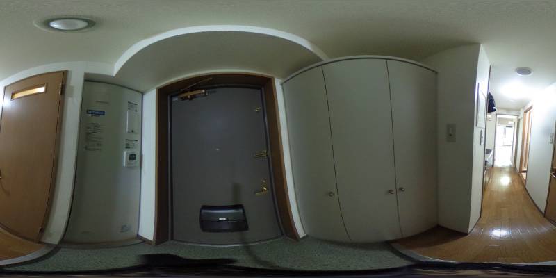 パノラマ画像玄関