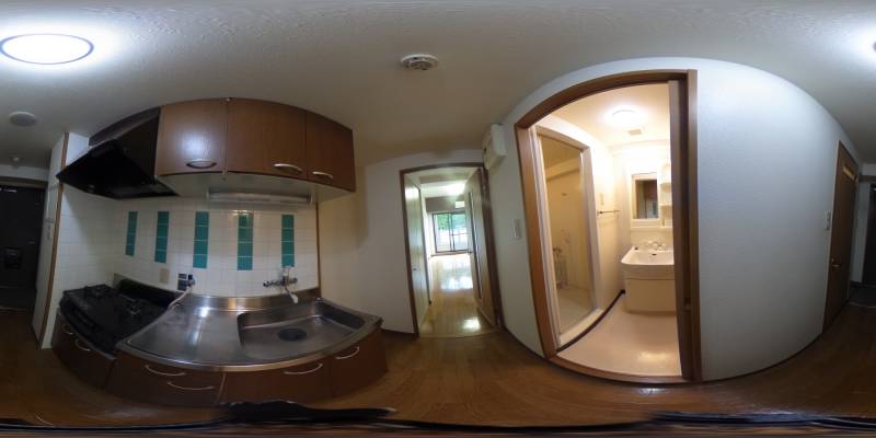 パノラマ画像キッチン