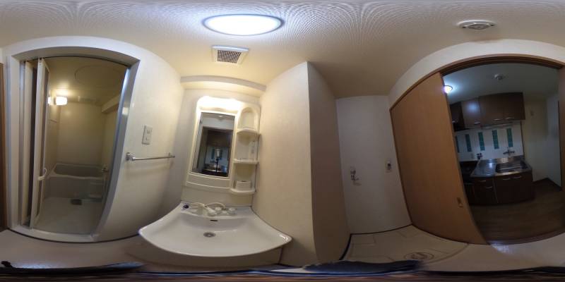 パノラマ画像洗面所