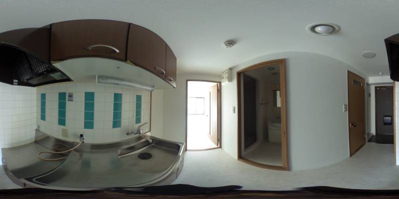 パノラマ画像キッチン