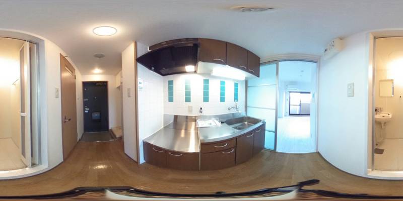 パノラマ画像キッチン