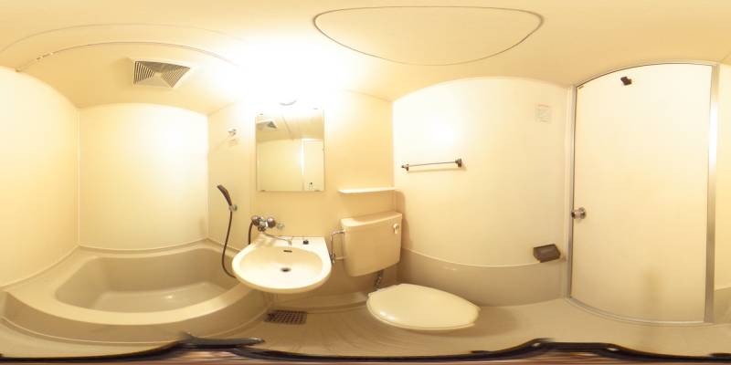 パノラマ画像バスルーム