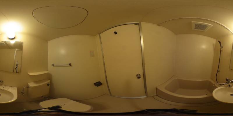 パノラマ画像バスルーム