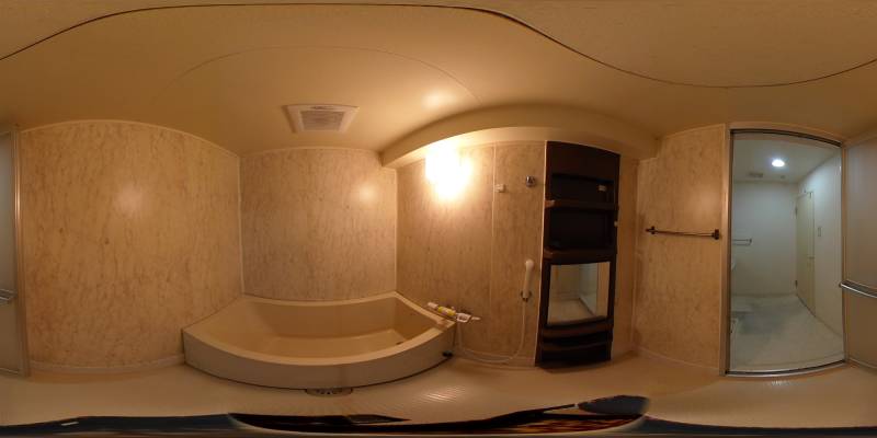 パノラマ画像バスルーム