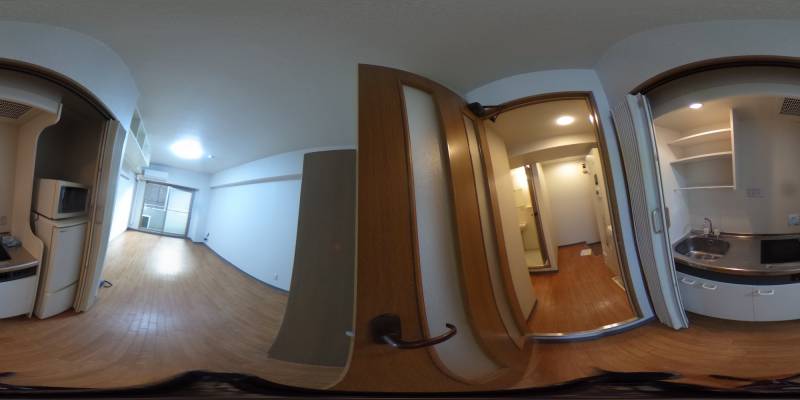 パノラマ画像キッチン