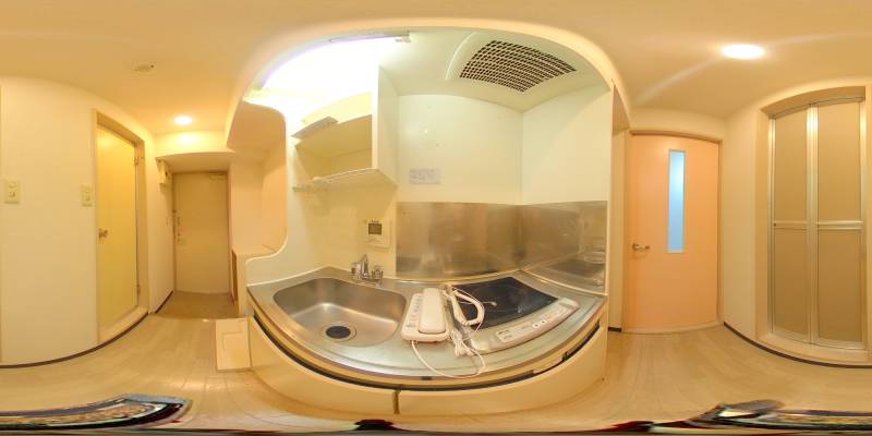 パノラマ画像キッチン