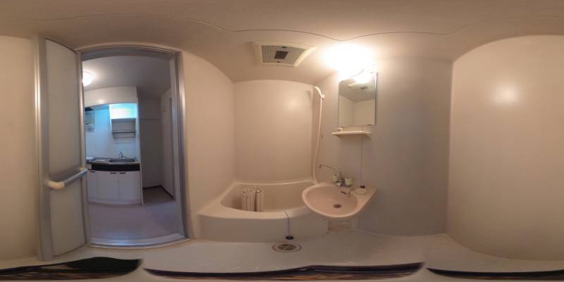 パノラマ画像バスルーム