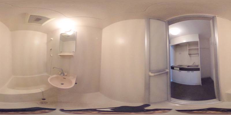 パノラマ画像バスルーム