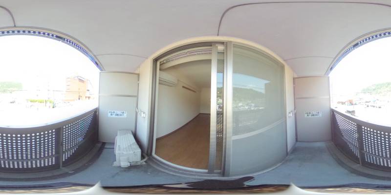 パノラマ画像バルコニー