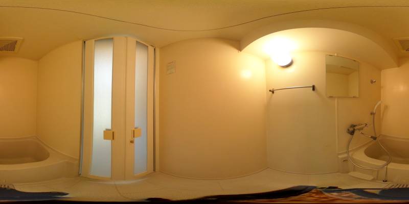 パノラマ画像バスルーム