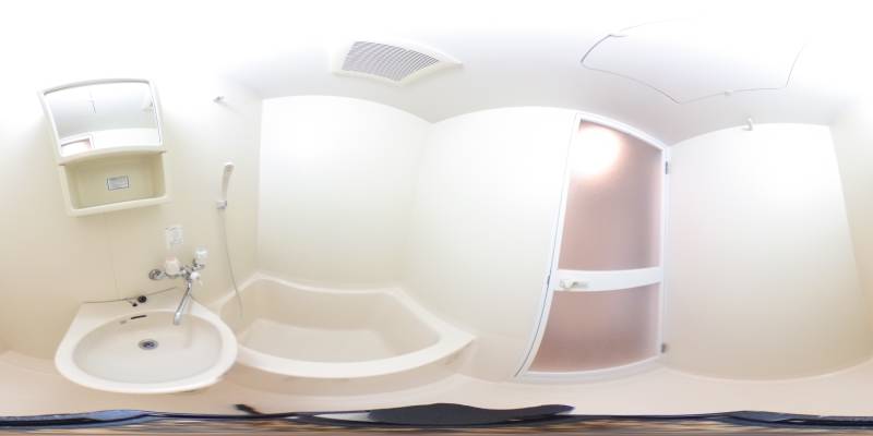パノラマ画像バスルーム