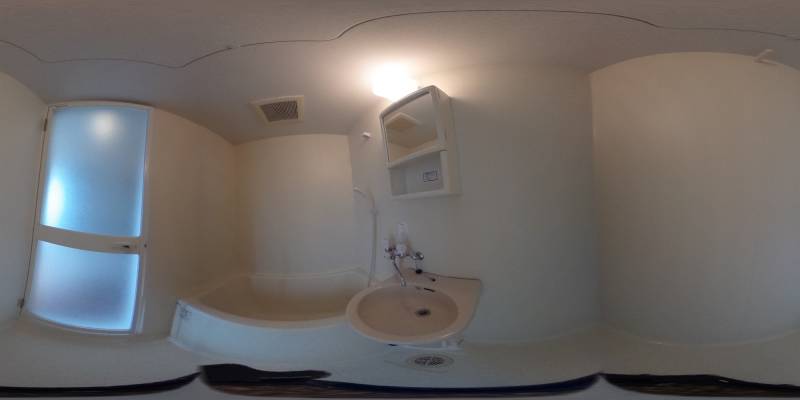 パノラマ画像バスルーム