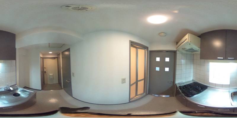 パノラマ画像キッチン
