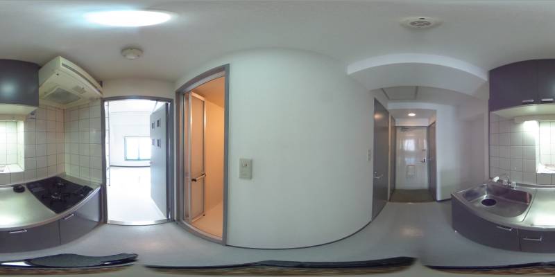 パノラマ画像キッチン