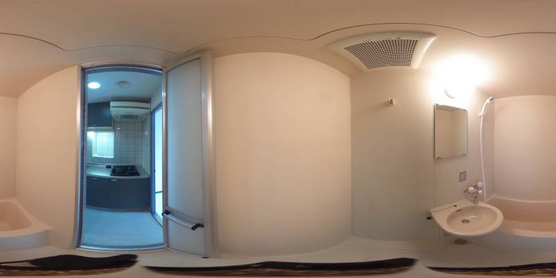 パノラマ画像バスルーム