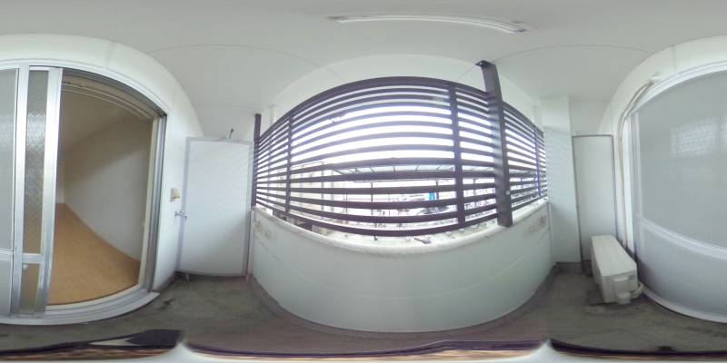 パノラマ画像バルコニー