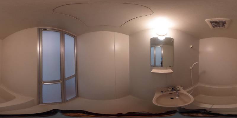 パノラマ画像バスルーム
