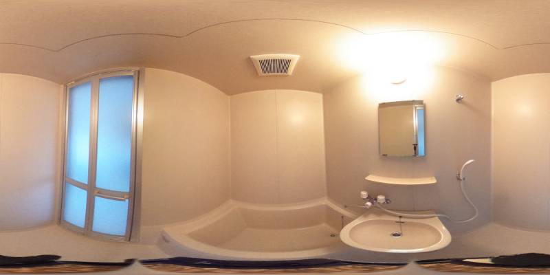 パノラマ画像バスルーム