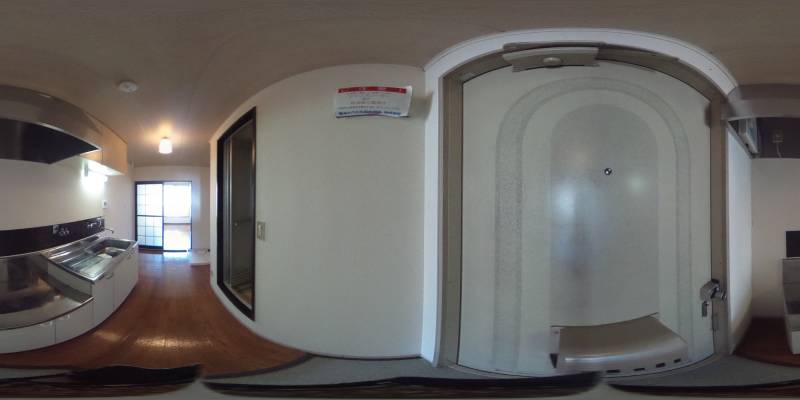 パノラマ画像玄関