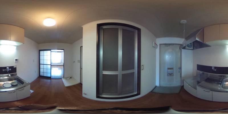 パノラマ画像キッチン