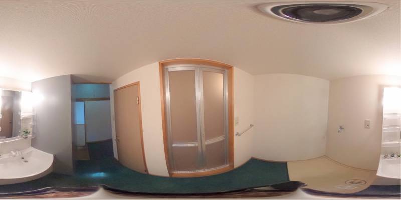 パノラマ画像洗面所