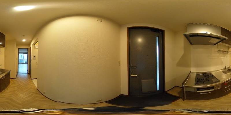 パノラマ画像キッチン