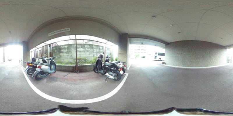 パノラマ画像駐車場
