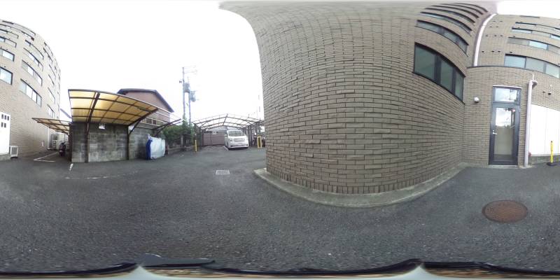 パノラマ画像駐車場