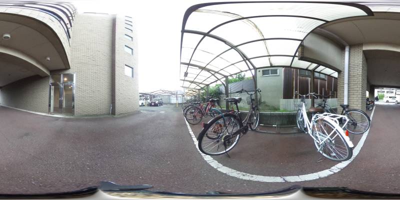 パノラマ画像駐車場