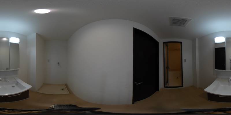 パノラマ画像洗面所