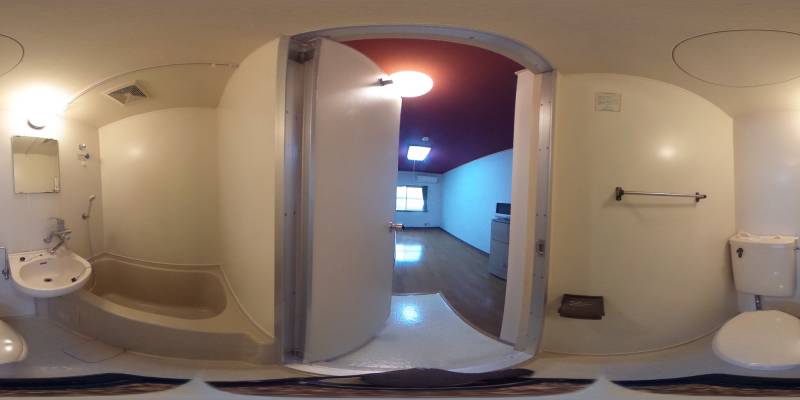 パノラマ画像バスルーム