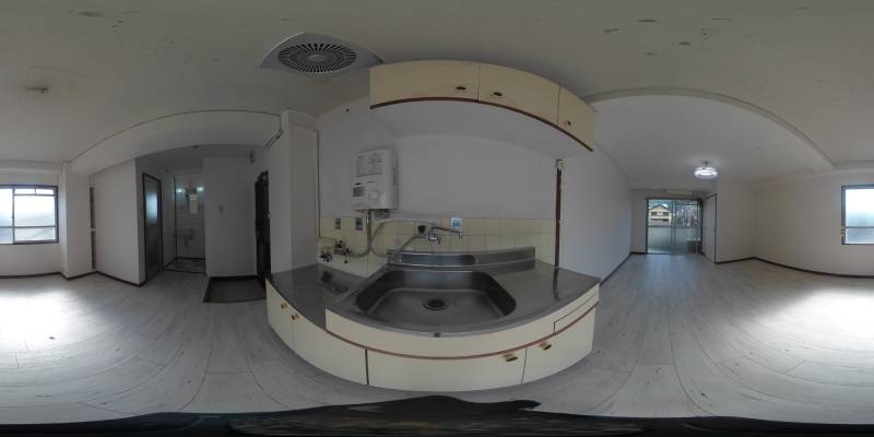 パノラマ画像キッチン