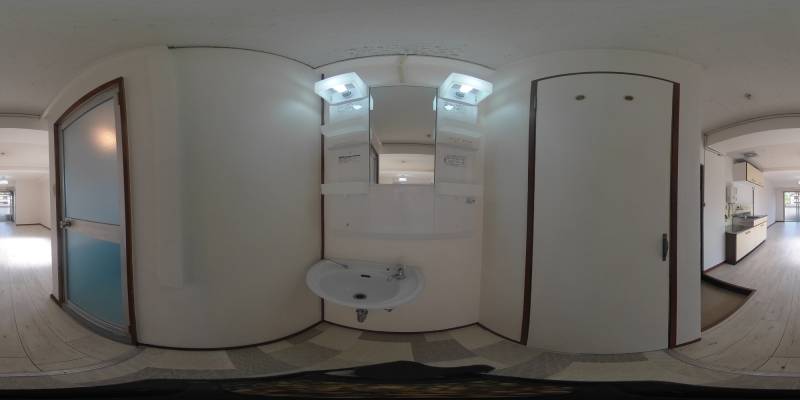 パノラマ画像洗面所