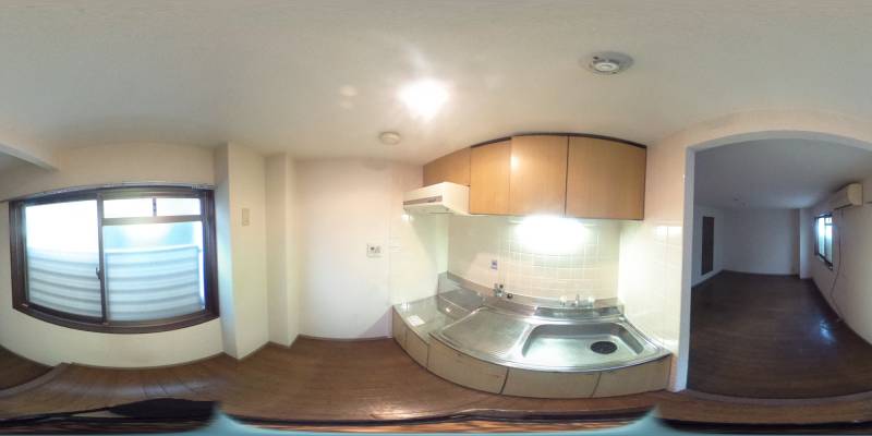 パノラマ画像キッチン