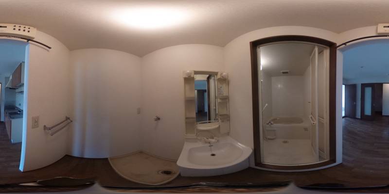 パノラマ画像バスルーム