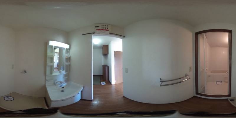 パノラマ画像洗面所