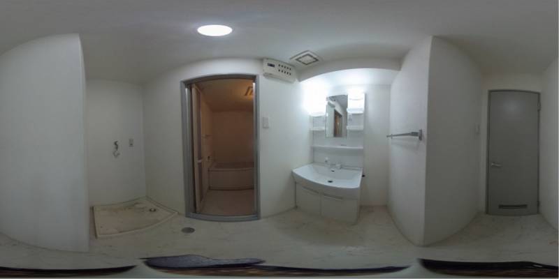 パノラマ画像洗面所