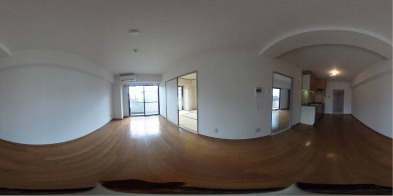 パノラマ画像洋室