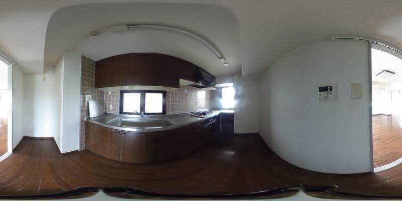 パノラマ画像キッチン