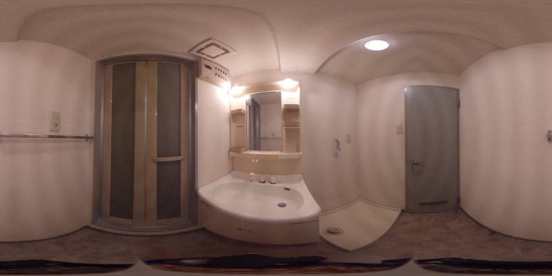 パノラマ画像洗面所