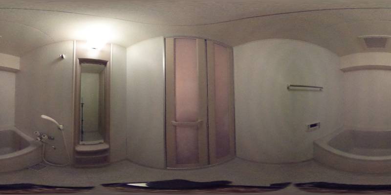 パノラマ画像バスルーム