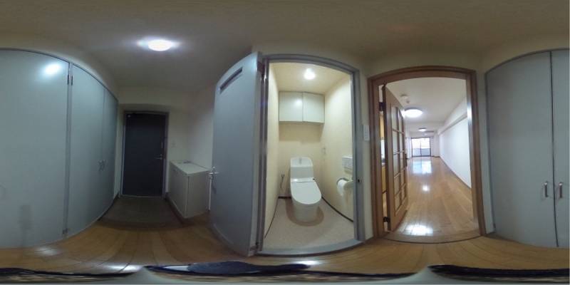 パノラマ画像玄関