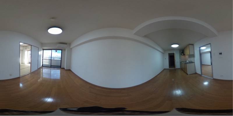 パノラマ画像洋室