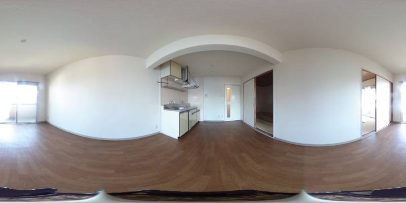 パノラマ画像キッチン