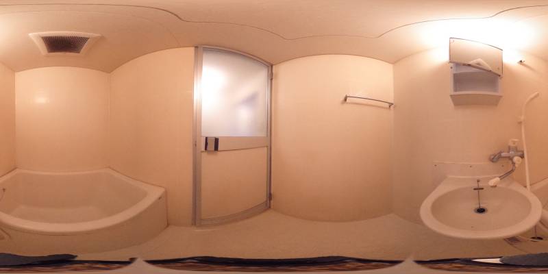 パノラマ画像バスルーム