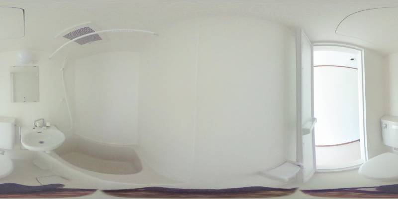 パノラマ画像バスルーム