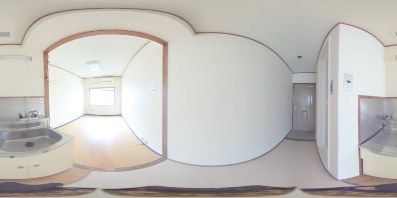 パノラマ画像キッチン